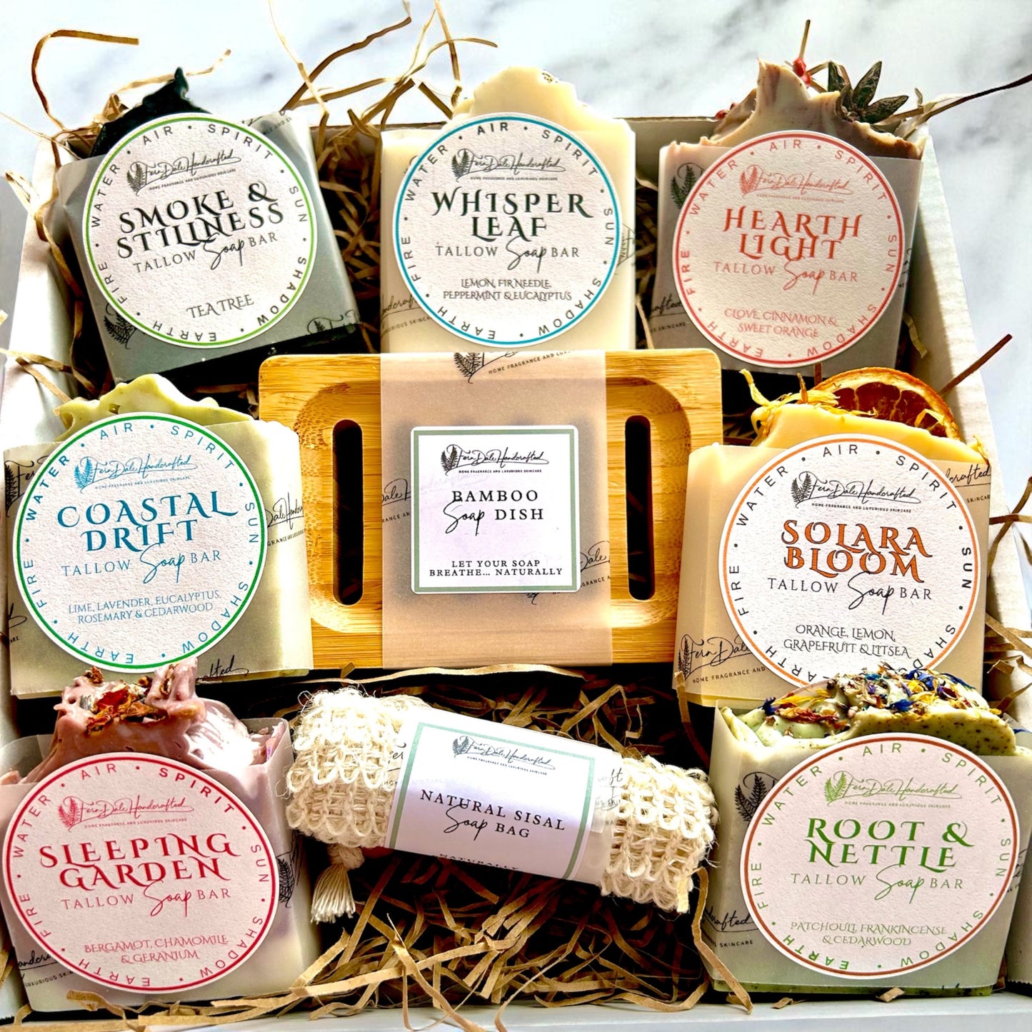Full Ceremony Set - Elemental Ritual Tallow Soap Collection