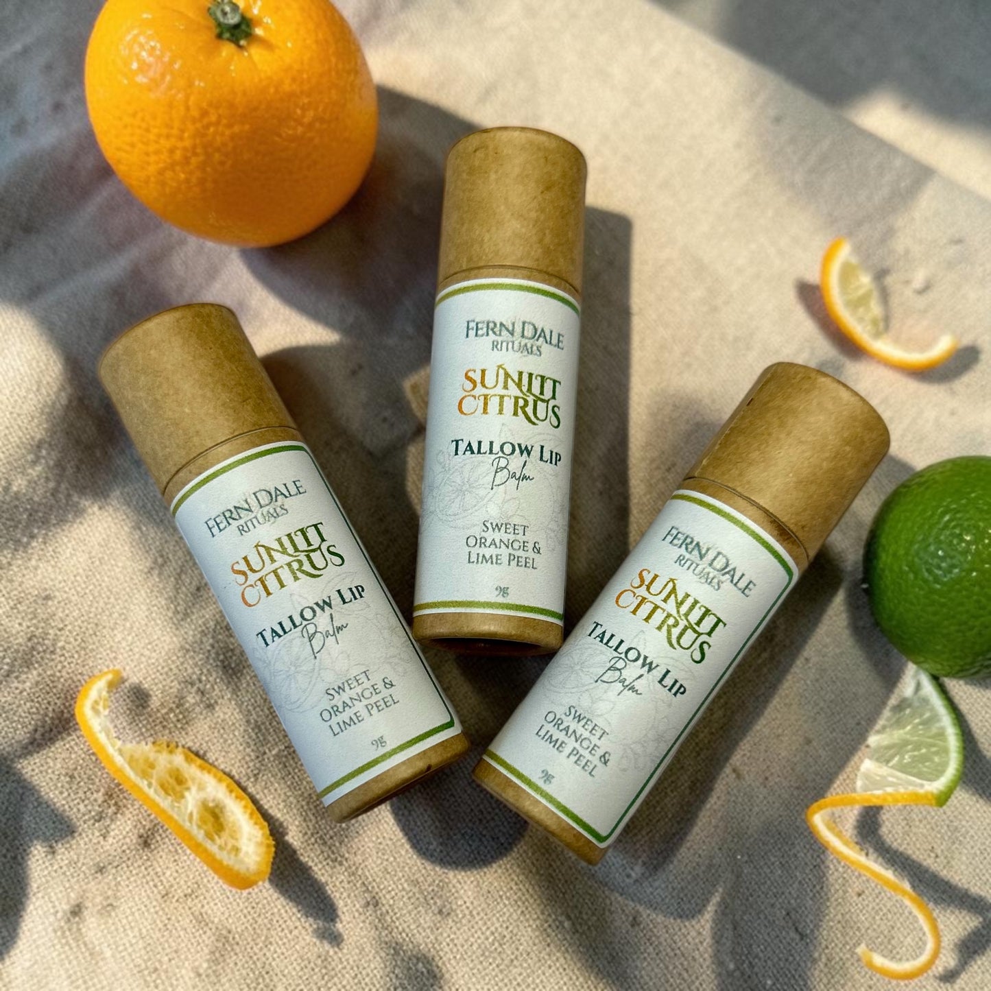 Sunlit Citrus Tallow Lip Balm