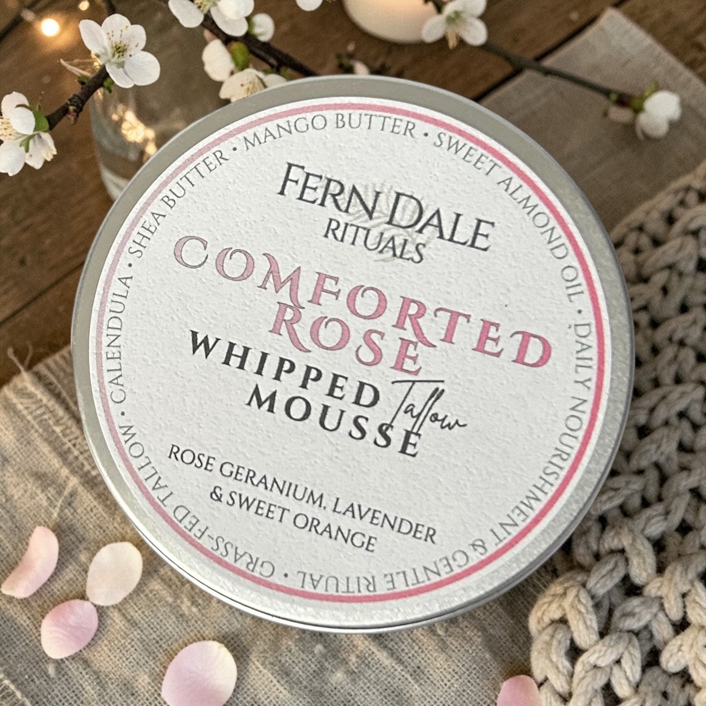Whipped Tallow Mousse - Comforted Rose