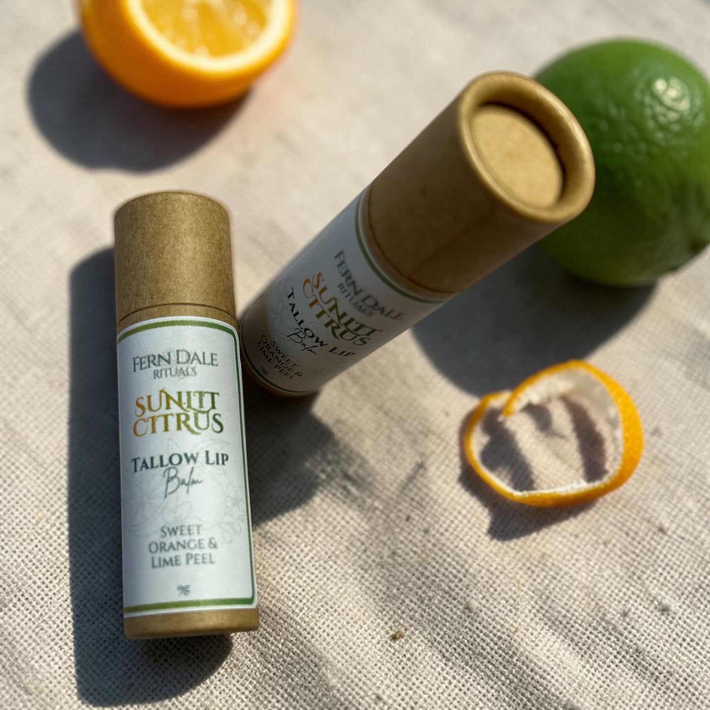 Sunlit Citrus Tallow Lip Balm