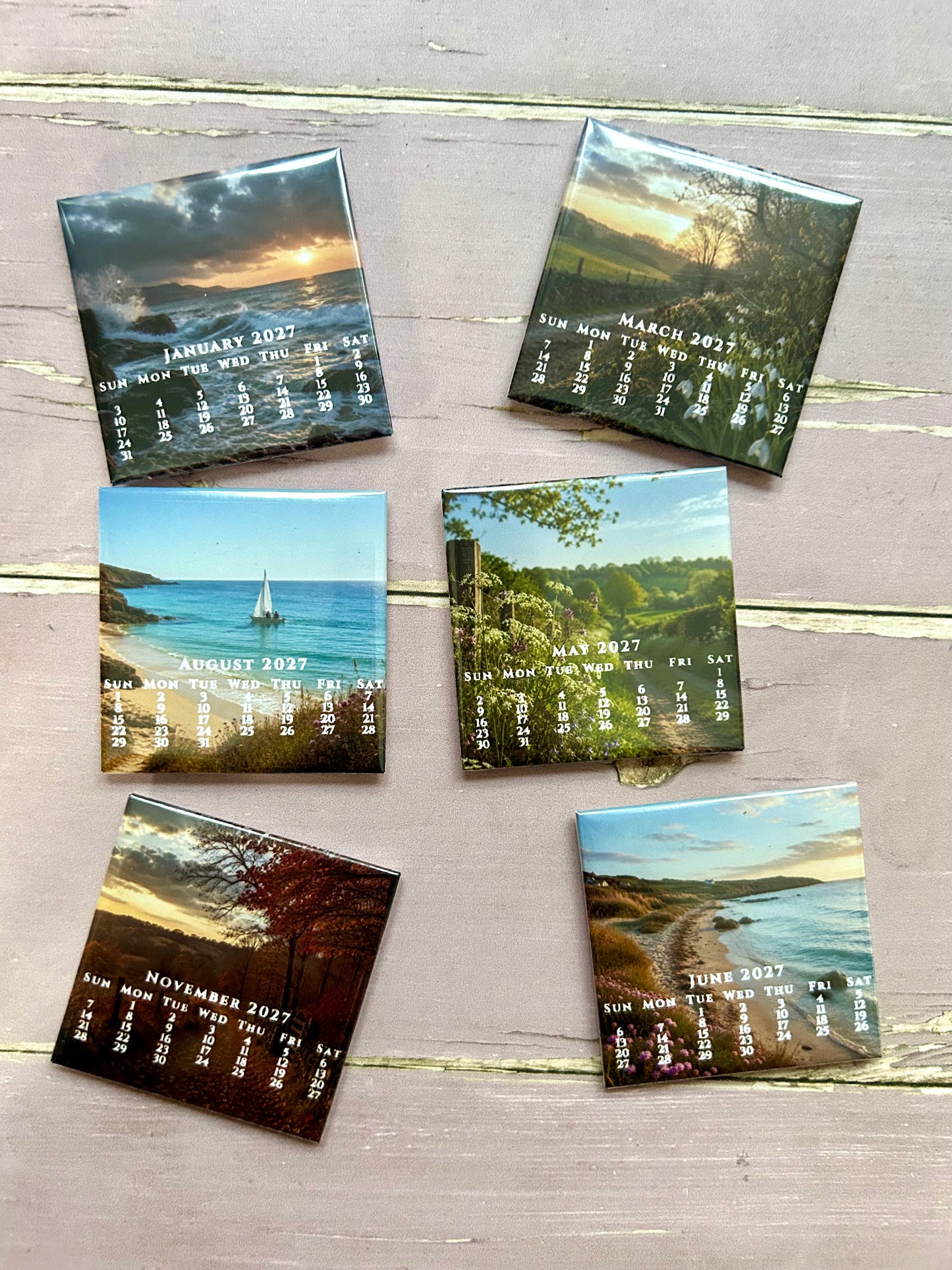 Customised Magnet Calendar 2027