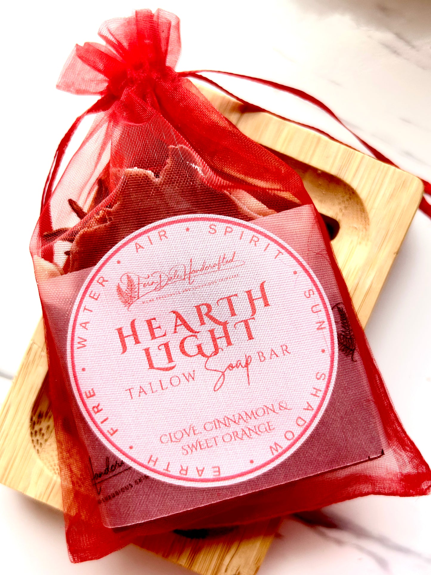 Hearth Light - Clove, Cinnamon & Sweet Orange (Fire) Tallow Soap