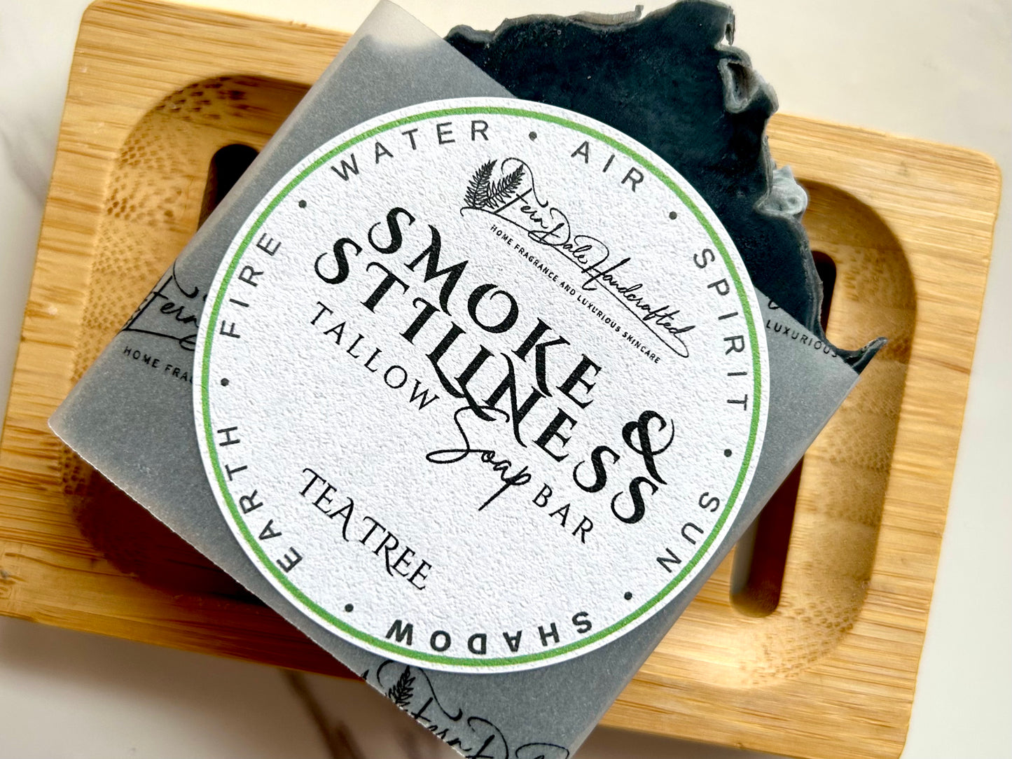 Smoke & Stillness - Tea Tree (Shadow) Tallow Soap
