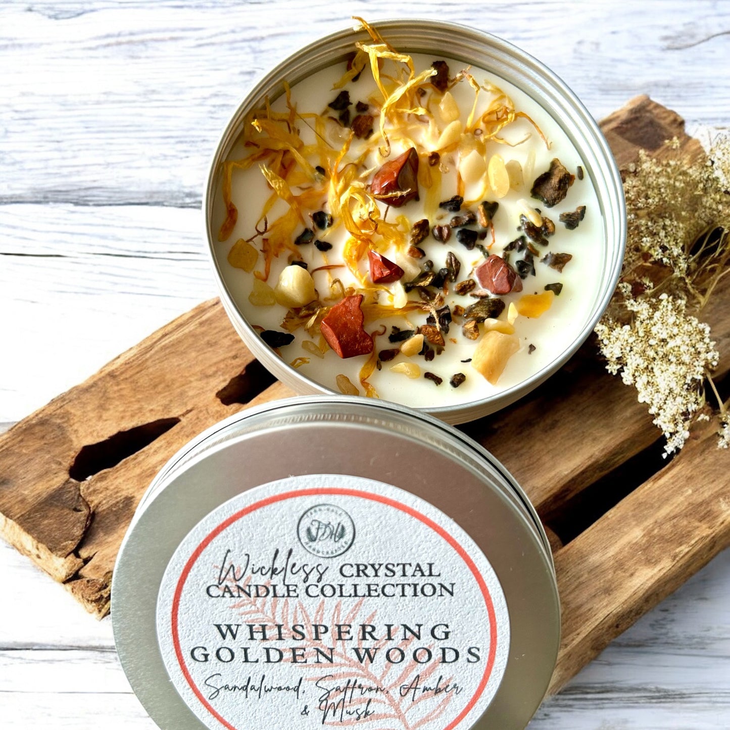 Wickless Crystal Candle Collection