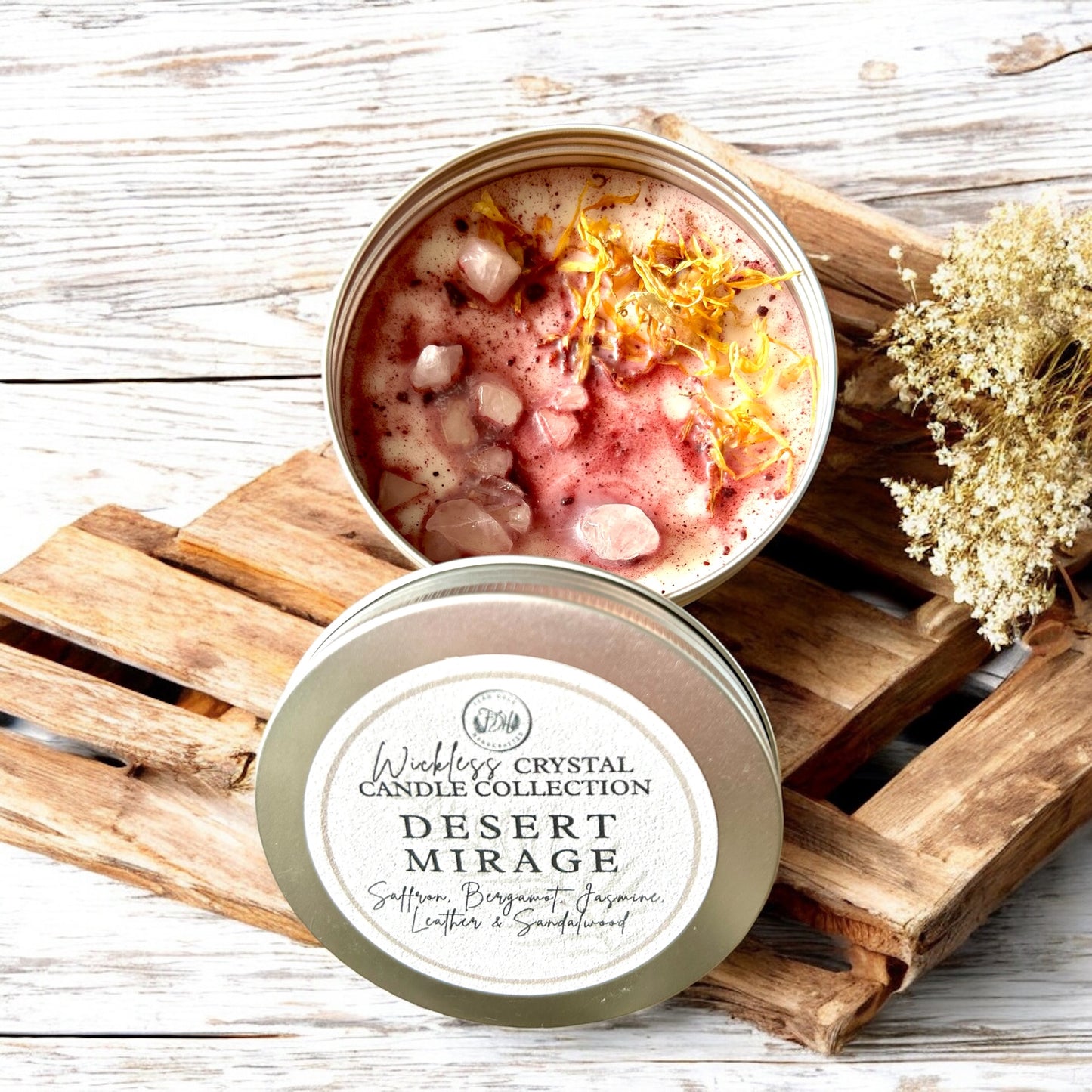 Wickless Crystal Candle Collection