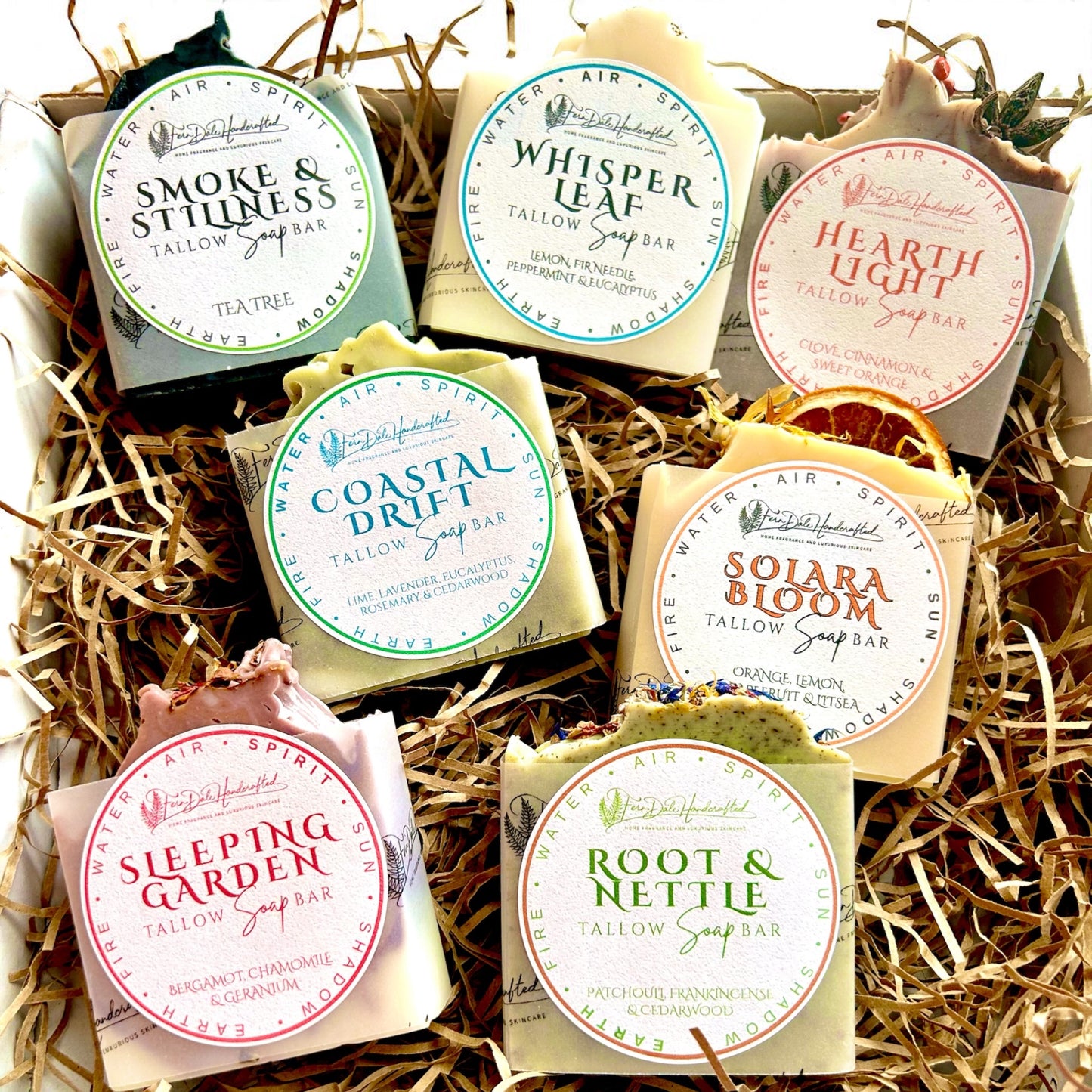 Full Ceremony Set - Elemental Ritual Tallow Soap Collection